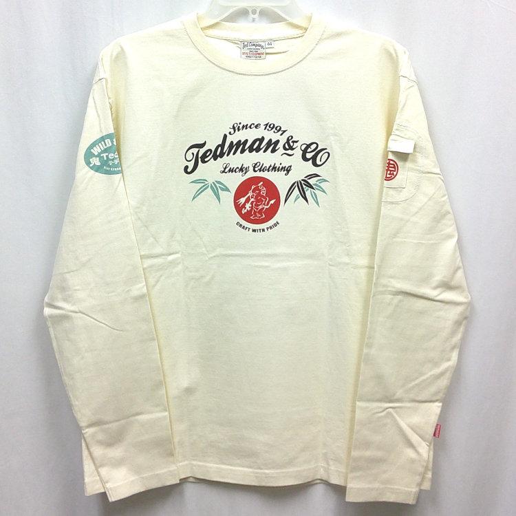 テッドマン TEDMAN ロンT 長袖Tシャツ TDLS-368  タイガー＆テッドマン アメカジ 和柄 | TEDMAN | 01