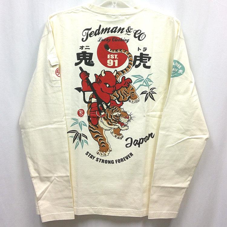 テッドマン TEDMAN ロンT 長袖Tシャツ TDLS-368  タイガー＆テッドマン アメカジ 和柄 | TEDMAN | 02