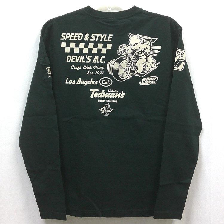 テッドマン TEDMAN ロンT 長袖Tシャツ TDLS-369  バイク アメカジ バイカー | TEDMAN | 07