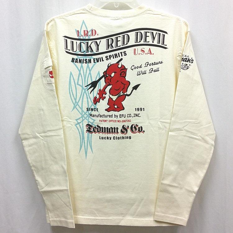 テッドマン TEDMAN ロンT 長袖Tシャツ TDLS-370  ピンストライプテッドマン アメカジ | TEDMAN | 01