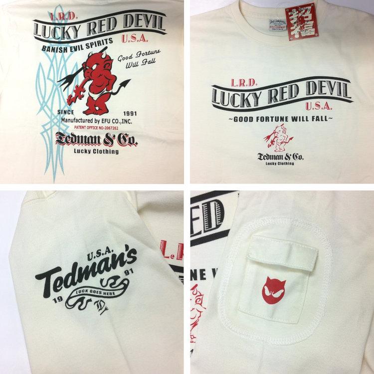 テッドマン TEDMAN ロンT 長袖Tシャツ TDLS-370  ピンストライプテッドマン アメカジ | TEDMAN | 03