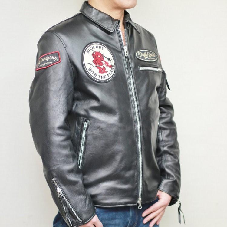 TEDMAN テッドマン TEDMANラムレザー衿付ライダースジャケット TEDMAN テッドマン TEDMANラムレザー衿付ライダースジャケット