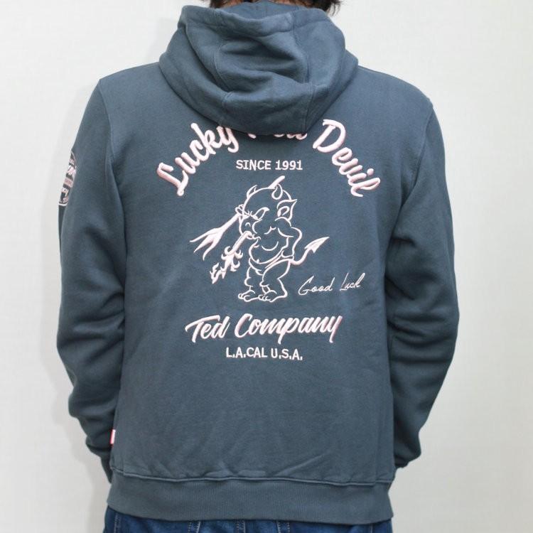 TEDMAN（テッドマン） テッドマン刺繍スウェットパーカー TDSP-150