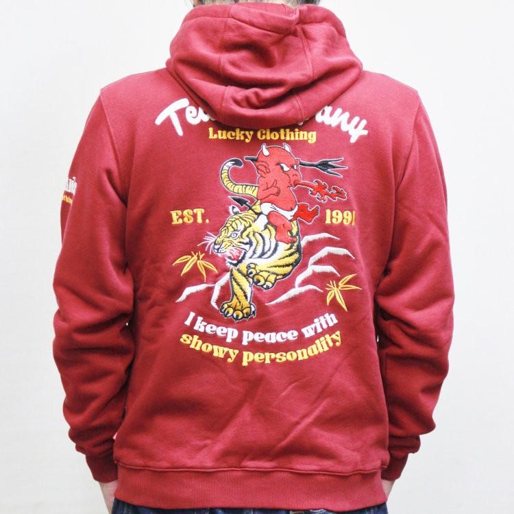 TEDMAN（テッドマン） テッドマン刺繍スウェットパーカー TDSP-153