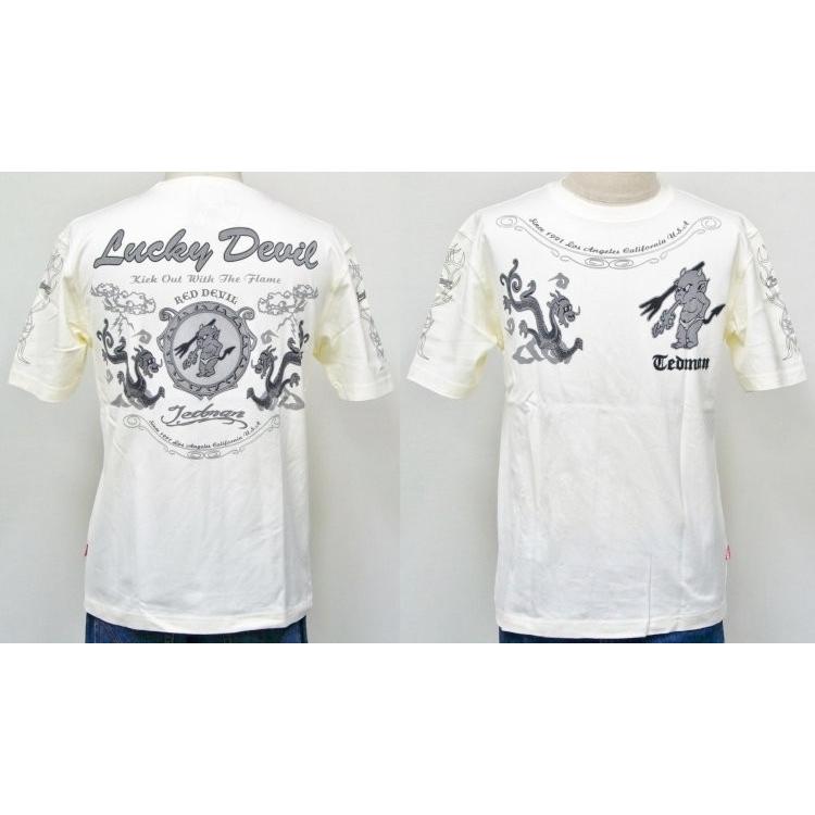 TEDMAN テッドマン半袖Tシャツ TDSS-446 テッドドラゴン/アメカジ バイカー ミリタリー ピンスト | TEDMAN | 01