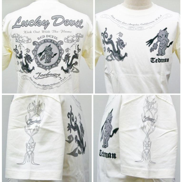 TEDMAN テッドマン半袖Tシャツ TDSS-446 テッドドラゴン/アメカジ バイカー ミリタリー ピンスト | TEDMAN | 02