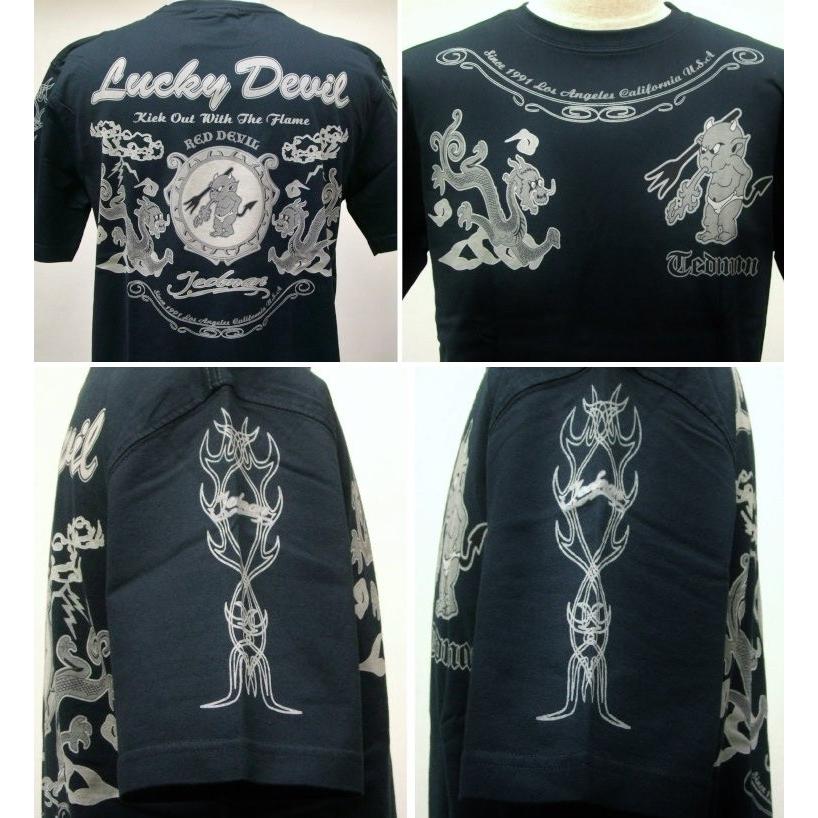 TEDMAN テッドマン半袖Tシャツ TDSS-446 テッドドラゴン/アメカジ バイカー ミリタリー ピンスト | TEDMAN | 04