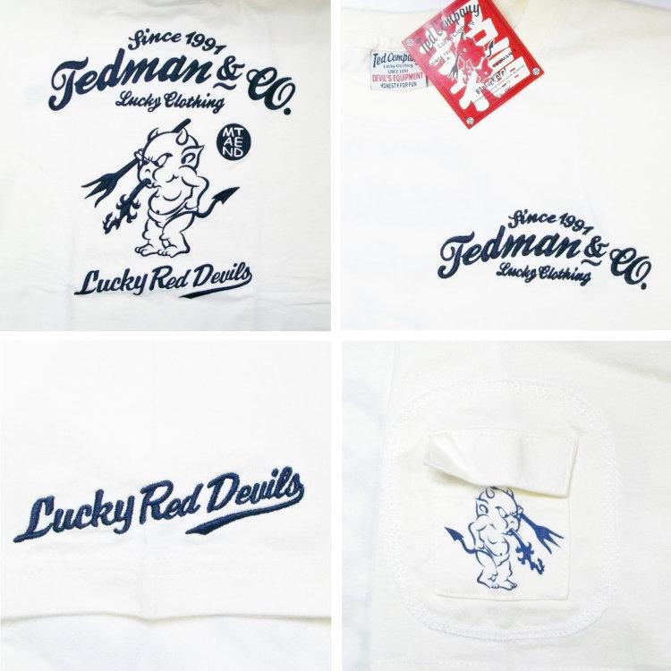 テッドマン TEDMAN 刺繍半袖Tシャツ TDSS-487 アメカジ バイカー ミリタリー | TEDMAN | 03