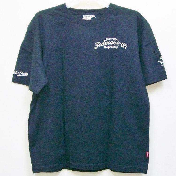 テッドマン TEDMAN 刺繍半袖Tシャツ TDSS-487 アメカジ バイカー ミリタリー | TEDMAN | 05