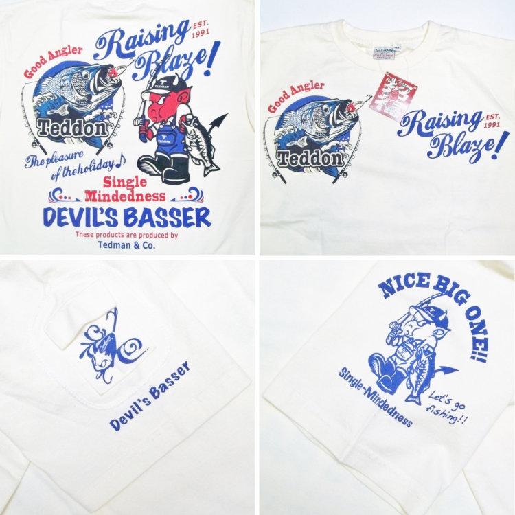 テッドマン TEDMAN 半袖Tシャツ TDSS-502 テドン バスフィッシング 釣り アメカジ バイカー ミリタリー | TEDMAN | 03