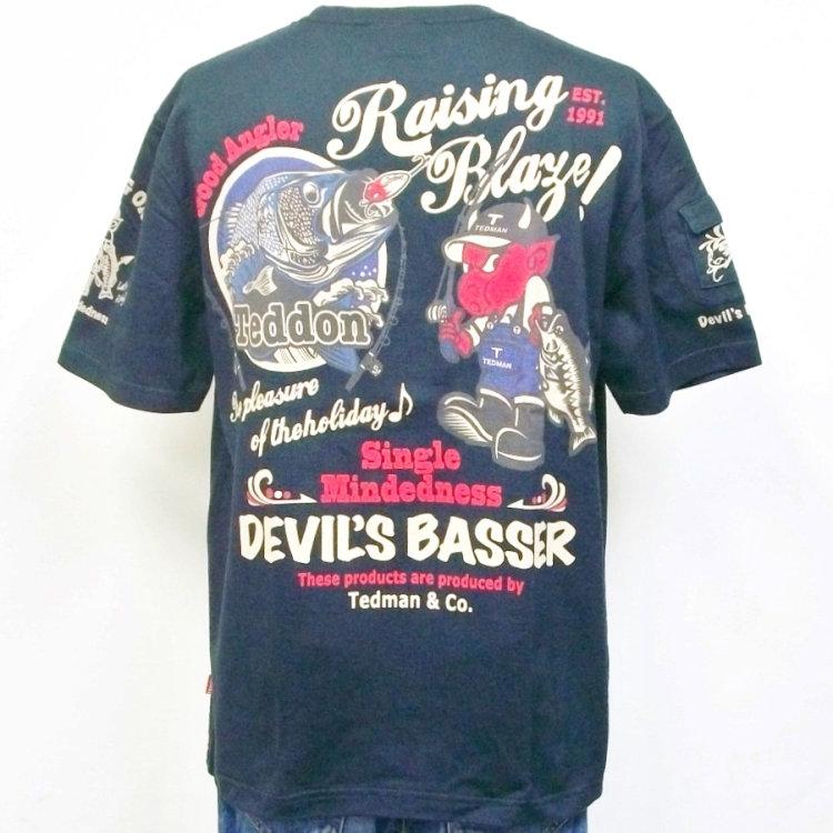 テッドマン TEDMAN 半袖Tシャツ TDSS-502 テドン バスフィッシング 釣り アメカジ バイカー ミリタリー | TEDMAN | 04