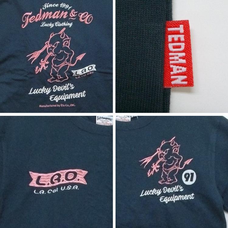 テッドマン TEDMAN 刺繍半袖Tシャツ TDSS-548 アメカジ バイカー ミリタリー | TEDMAN | 06