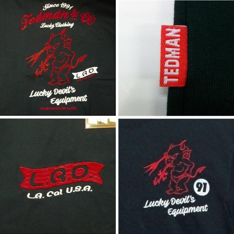 テッドマン TEDMAN 刺繍半袖Tシャツ TDSS-548 アメカジ バイカー ミリタリー | TEDMAN | 09