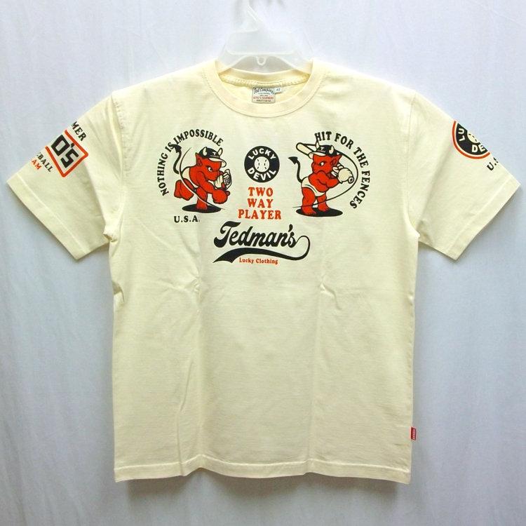 テッドマン TEDMAN半袖Tシャツ TDSS-563 BASRBALL アメカジ 野球 ベースボール | TEDMAN | 02