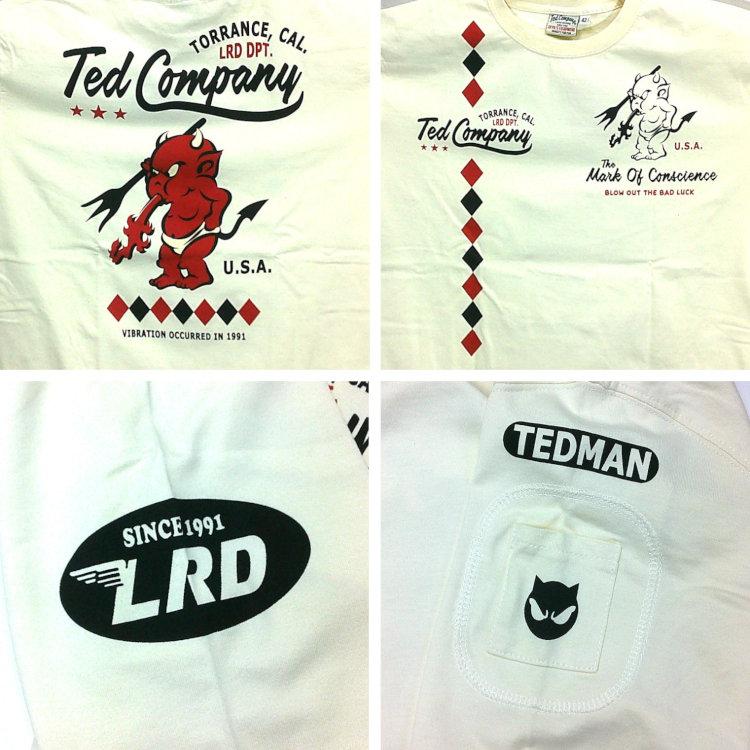 テッドマン TEDMAN半袖Tシャツ TDSS-570 スタンダードテッドマン アメカジ バイカー ミリタリー | TEDMAN | 03
