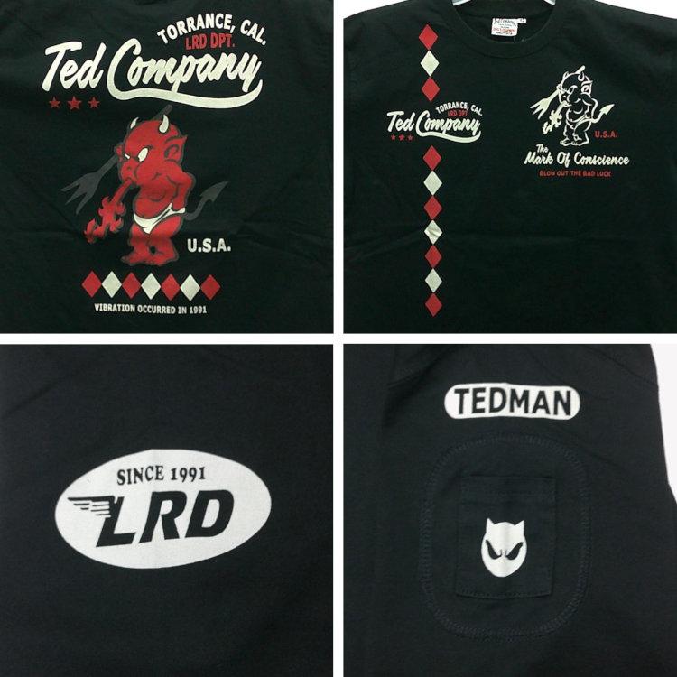 テッドマン TEDMAN半袖Tシャツ TDSS-570 スタンダードテッドマン アメカジ バイカー ミリタリー | TEDMAN | 09
