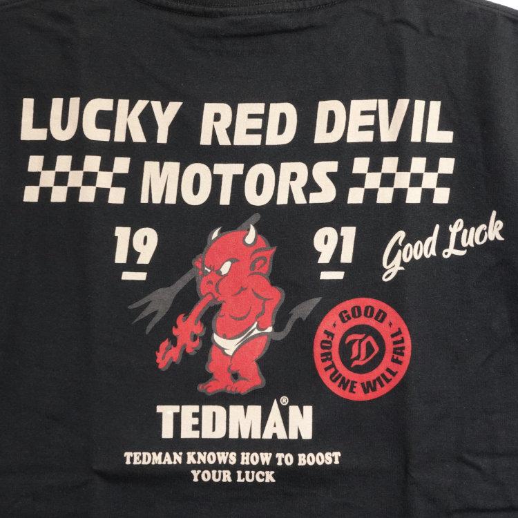 TEDMAN（テッドマン） TEDMAN半袖Tシャツ TDSS-576 ラッキーレッド