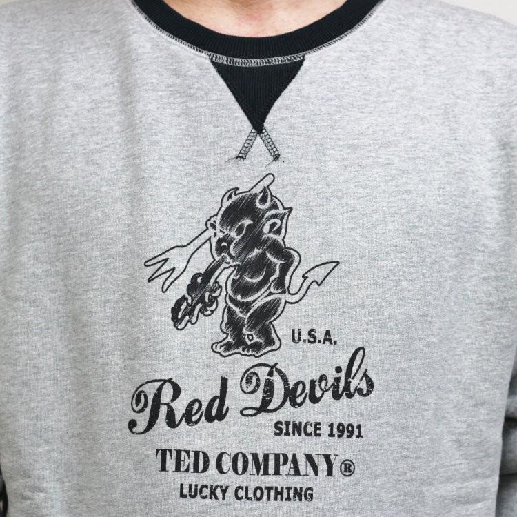 TEDMAN（テッドマン） TEDMANスウェットトレーナー TDSW-1150 RED