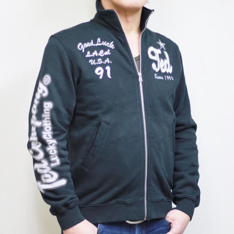 TEDMAN（テッドマン） テッドマン刺繍ハイネックジップスウェット TDSZ 