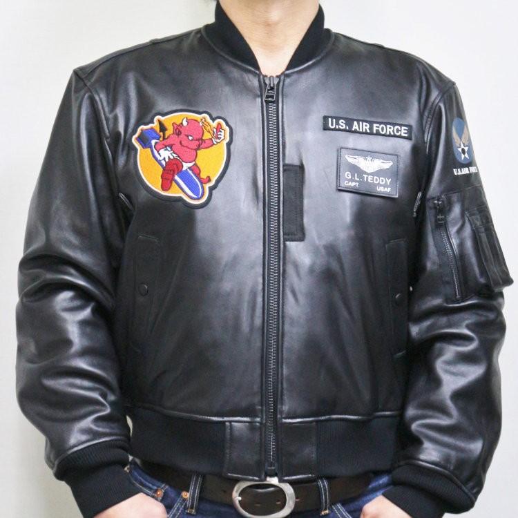 【良品】限定300希少 TEDMAN MA-1 （リアルレザー）ブラック／40 MA-1 | フライトジャケット | TEDMAN