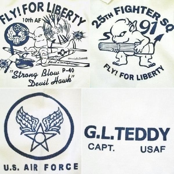 TEDMAN テッドマン半袖ポロシャツ フライフォーリバティー TSPS-112 | TEDMAN | 02