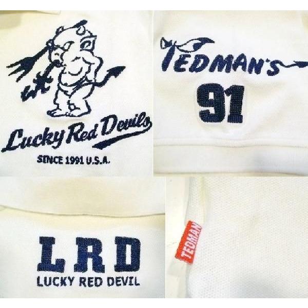 TEDMAN テッドマン半袖ポロシャツ LRDチェーン刺繍 TSPS-115/アメカジ バイカー ミリタリー クールビズ | TEDMAN | 04