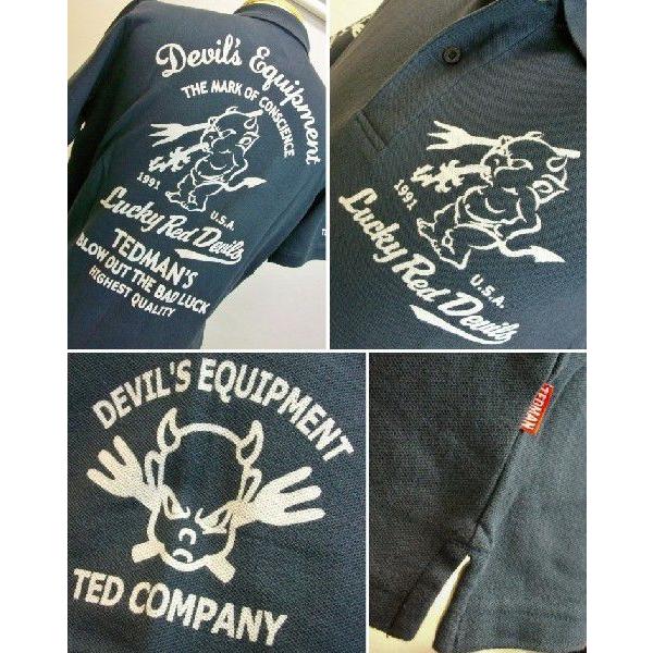 TEDMAN テッドマン半袖ポロシャツ TSPS-126/アメカジ バイカー ミリタリー クールビズ | TEDMAN | 02