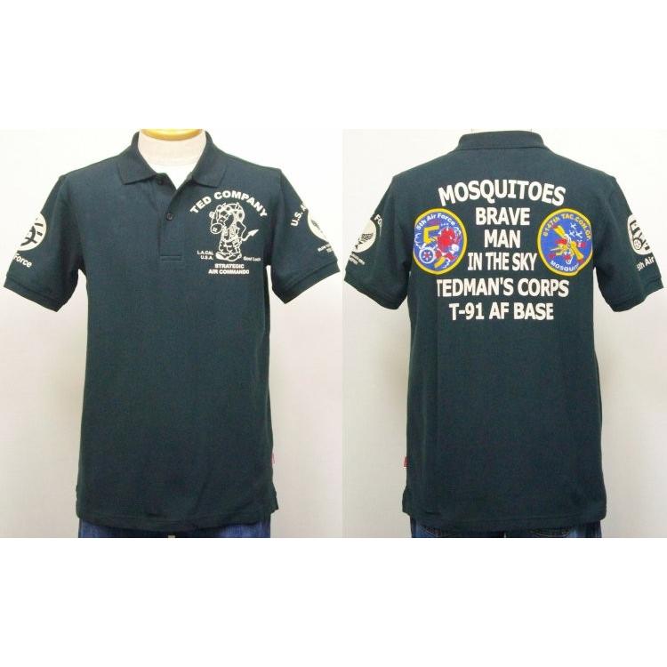 TEDMAN テッドマン半袖ポロシャツ TSPS-127 5thAIR FORCE/アメカジ バイカー ミリタリー クールビズ | TEDMAN | 01