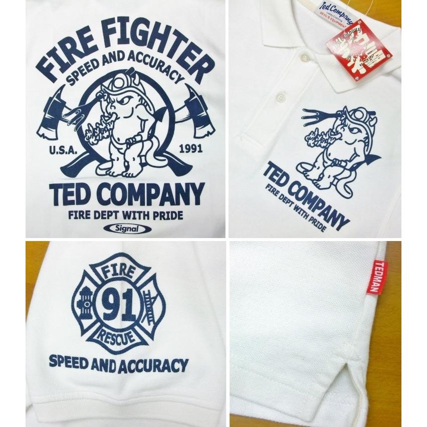 TEDMAN テッドマン半袖ポロシャツ TSPS-131 ファイヤーファイター/アメカジ バイカー ミリタリー クールビズ | TEDMAN | 02