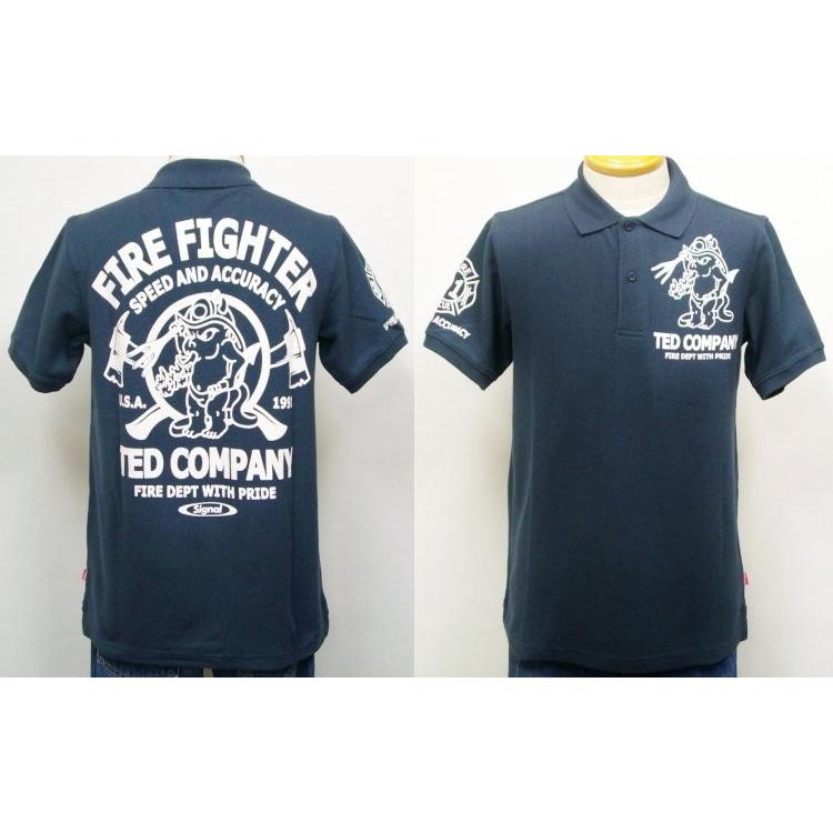 TEDMAN テッドマン半袖ポロシャツ TSPS-131 ファイヤーファイター/アメカジ バイカー ミリタリー クールビズ | TEDMAN | 03