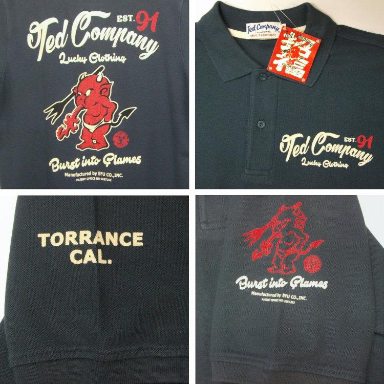 TEDMAN テッドマン エフ商会 tシャツ メンズ 襟付き ポロシャツ TEDMAN（テッドマン） テッドマン半袖ポロシャツ TSPS-140 TEDCOMPANY