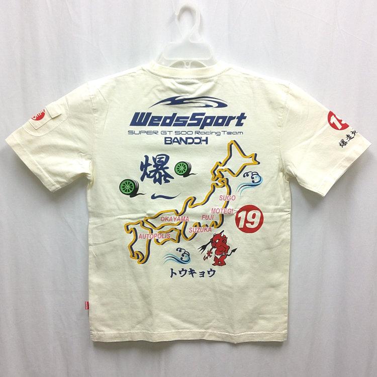 TEDMAN テッドマン×カミナリ×WedssportBANDOH トリプルコラボ半袖Tシャツ WSBT-07 アメカジ モーター系 | TEDMAN | 01