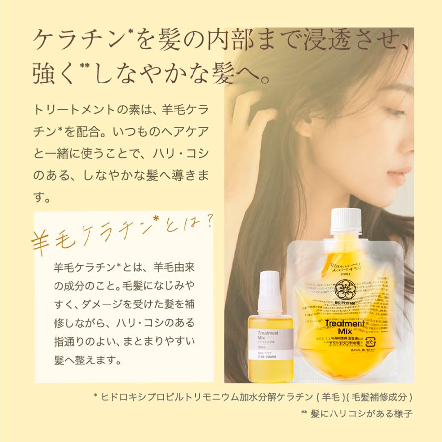 トリートメントの素　100ml×2 3セット BS-COSME トリートメントの素 ・100mL 2個セット 髪の NMF 原料混合液