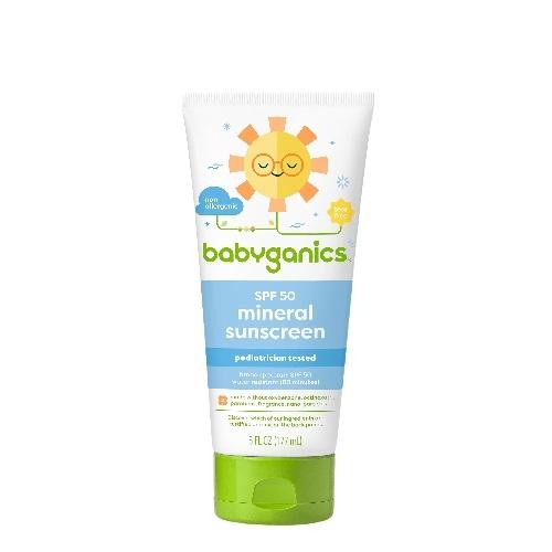 babyganics ミネラルサンスクリーン SPF50 日焼け止め,赤ちゃんにも使える | 