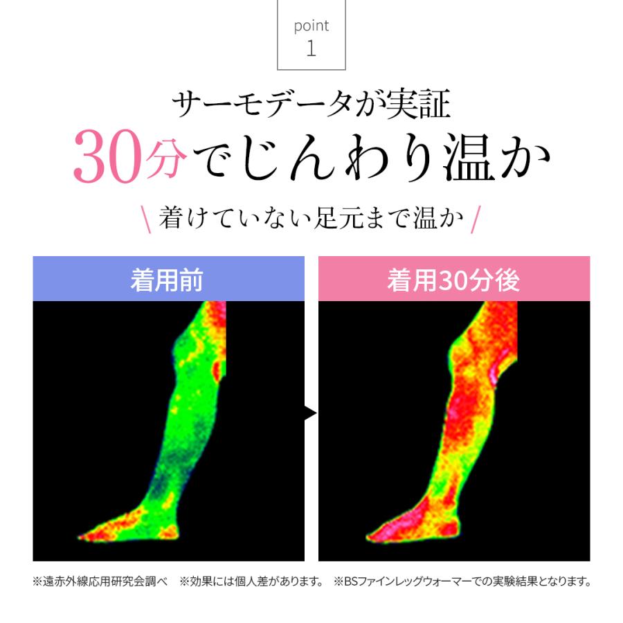 [BSファイン]レッグウォーマーロング /1足【公式】｜膝上 冷え性 足 足元 冷え 薄手 夏用 冬用 レディース 足首 サポーター 暖かい 足湯 薄い 着る岩盤浴 | BSファイン | 04