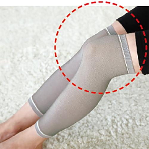 [BSファイン]ナノレッグウォーマー【公式】｜冷え性 足 足元 冷え 薄手 乾燥 保湿 かかと ケア 肘 足首 膝 ひざ サポーター 着る岩盤浴 | BSファイン | 03