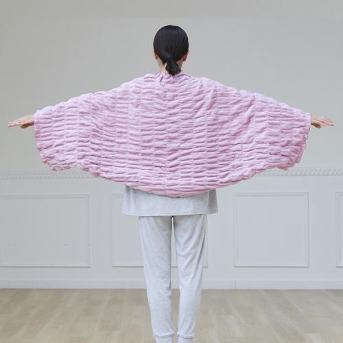 [BSファイン]快眠レムケット｜着る岩盤浴 BSFINE ふわふわレムケット肩掛け | “着る岩盤浴”BSファイン