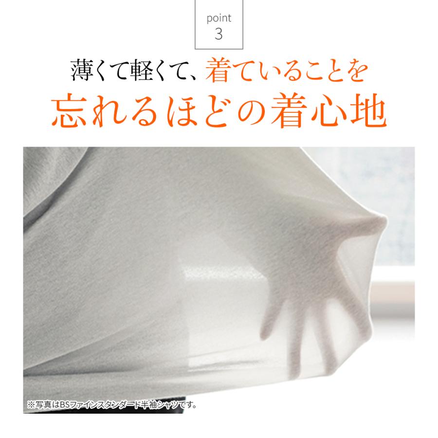 BSファイン [BSファイン]レディススタンダードインナー 8分袖シャツ