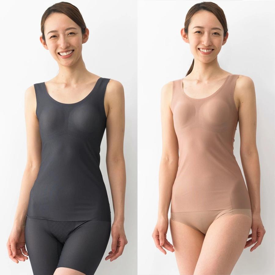 BSファイン　カップ付きタンクトップ グレー　M　岩盤浴　肌着 楽天市場】[BSファイン]カップ付きタンクトップ【公式】｜ タンク