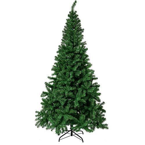SALE半額 並行輸入品Sunnyglade 7.5フィート プレミアム人工クリスマスツリー1400チップ フルツリー 組み立て簡単 クリスマスツリースタンド (7