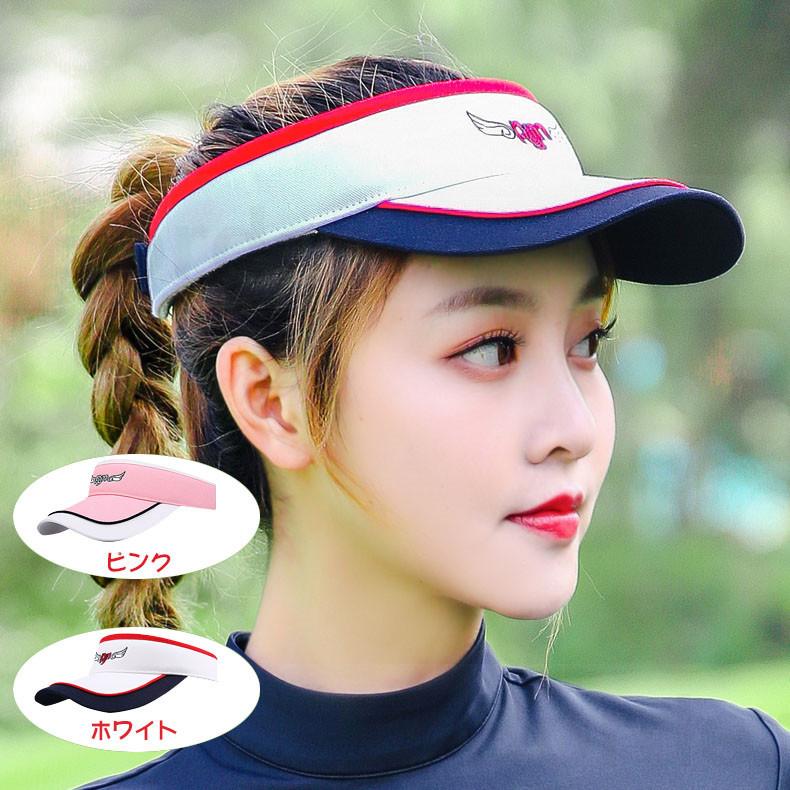 ゴルフテニス　キャップサンバイザー　メンズレディース　帽子