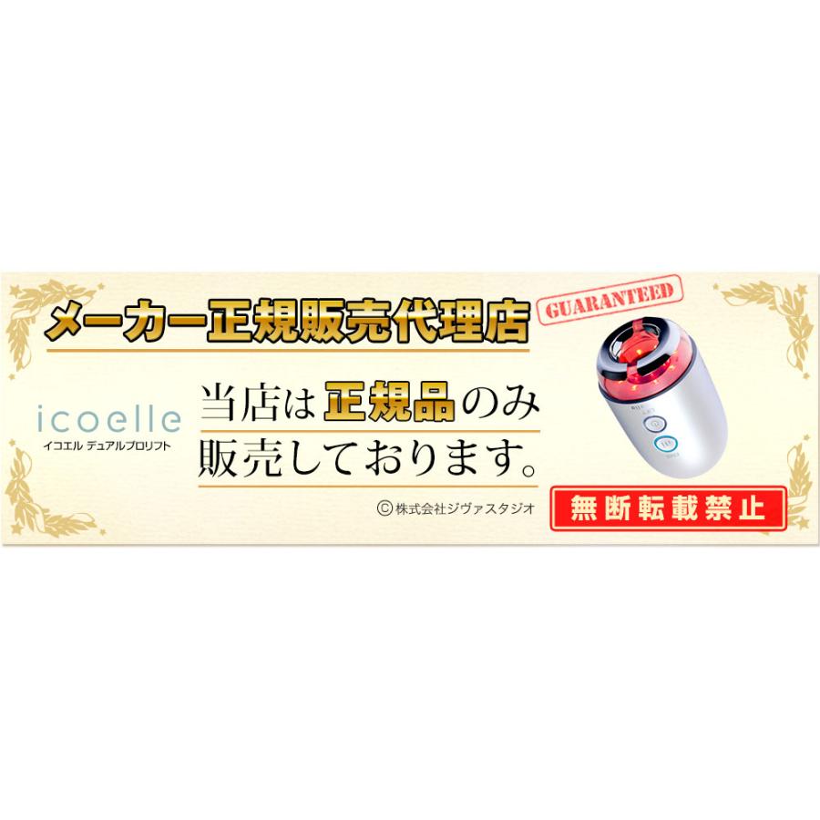 EMS 吸引 LED 美顔器 引き上げ鍛える コンパクト美顔器 icoelle