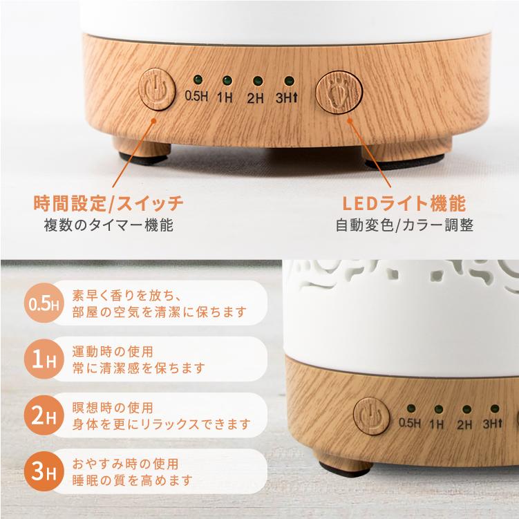 日本初上陸】 Earnest Living アロマディフューザー 100ml 陶器製 加湿