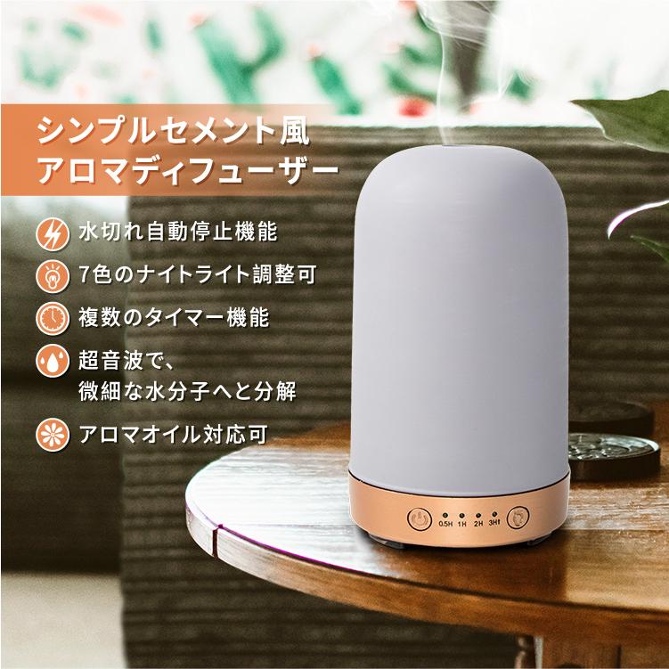 日本初上陸】 Earnest Living アロマディフューザー 100ml ガラス製 