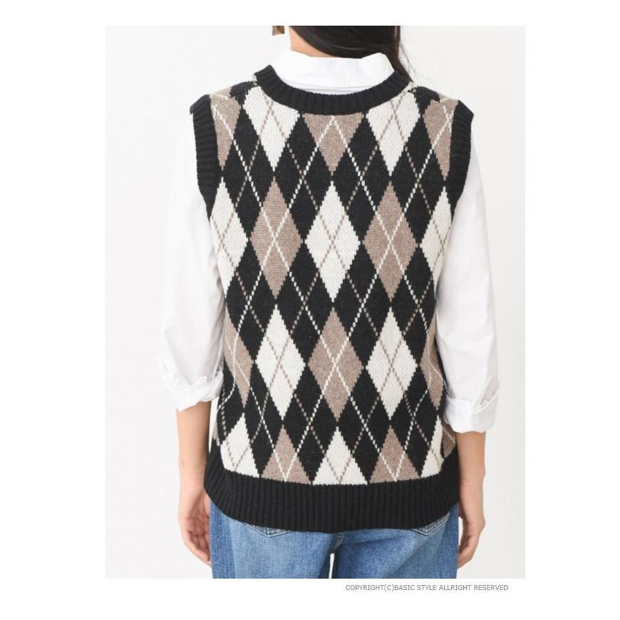 日本初の 新品 GANNI 卸売価格の販売 アーガイル ベスト アーガイル