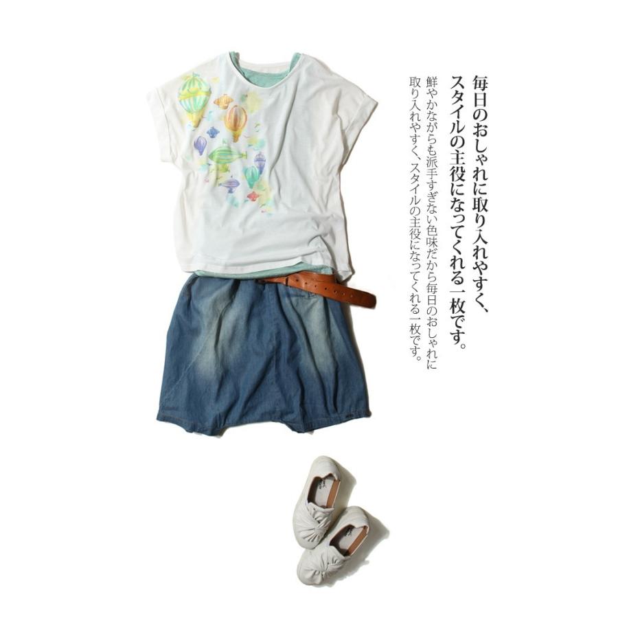 クリアランスsale カットソー Tシャツ 春夏 レディース プリント 半袖 気球 イラスト 無地 ボーダー ドルマン プリントt ゆったり 0103 T Basic Style 通販 Yahoo ショッピング