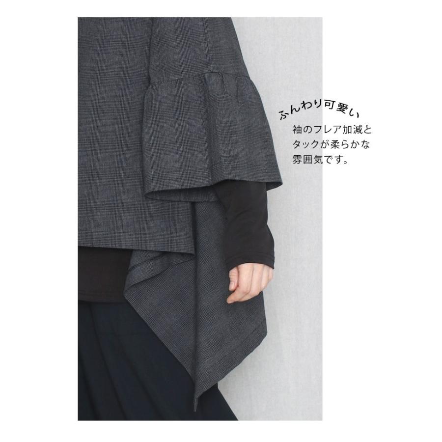 ジャケット レディース　裾へムライン  アウター 秋新作　 羽織り　綿　大きいサイズ　ゆったり　変型　モード |  | 05