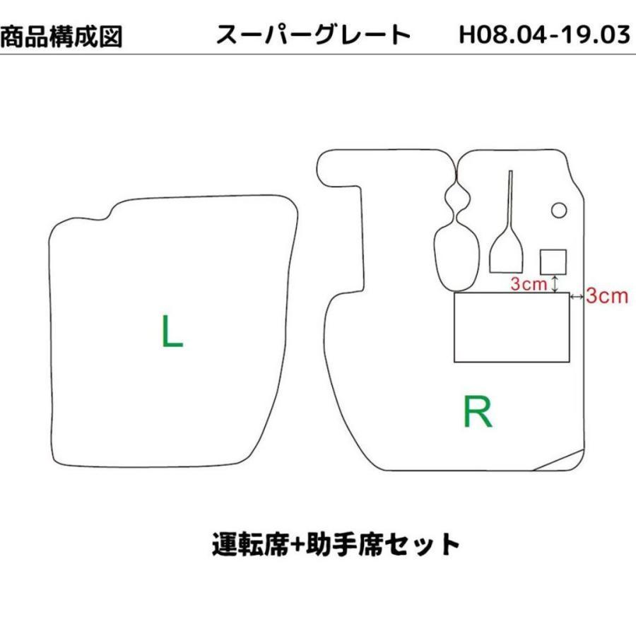 三菱ふそう 23 17 スーパーグレート 運転席 助手席セット トラック