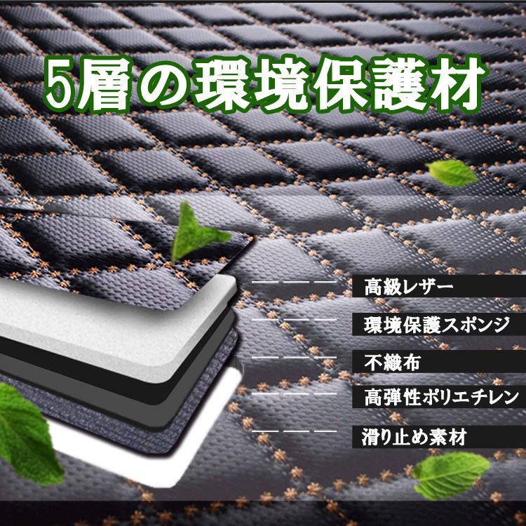 いすず ギガ (年式:H27.10-) レザーマット トラックマット 運転席 フロアマット おしゃれ 車 おすすめ プレミアム  T-3-13RP｜bsstsubasa｜03