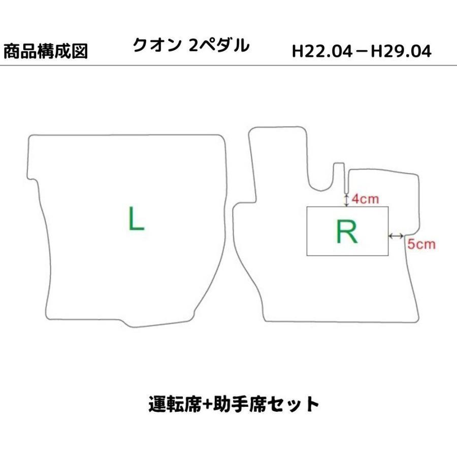 UD パーフェクトクオン クオン 運転席 助手席セット トラックマット
